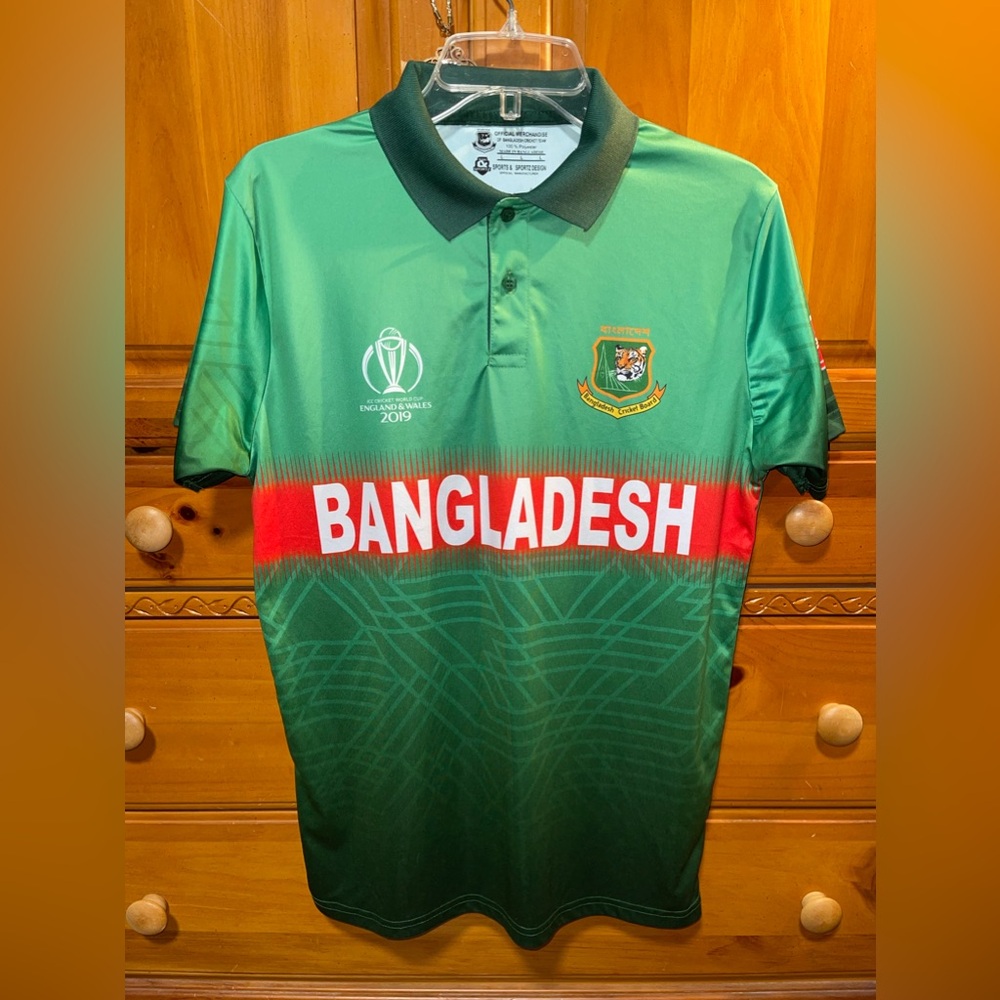 Official 2019 England and Wales Bangladesh Cricket shirt